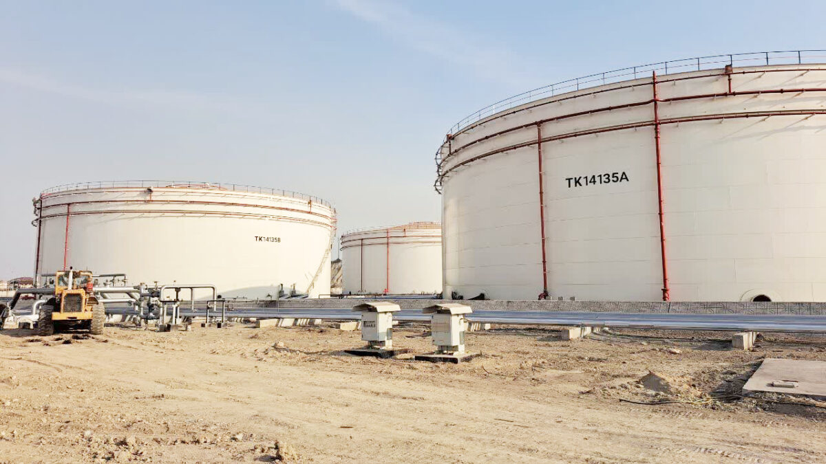 بهره برداری از ۶ دستگاه مخزن ذخیره سازی بنزین و نفت  گاز 1200x675 - پروژه احداث مخازن اضطراری فراورده های نفتی